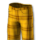 Calças axadrezadas amarelas
